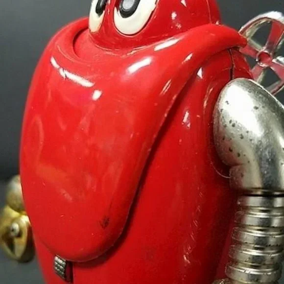 Vintage Collectible red robot figure